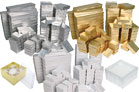cotton filled boxes