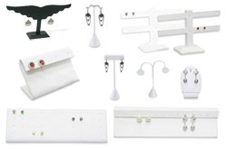 faux leather earring displays
