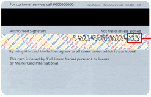 Finding CVV on VISA Card