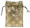 Organza Drawstring Pouches - Damask Design