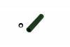 ( 21.02701 ) MATT WAX RING TUBE, GREEN, OFF-CENTER HOLE