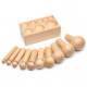 16 TO 64MM Wood Dapping Punch And Die Set