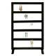 (251-250) Black Metal Earring Stand (50 pair)