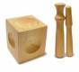 Wooden Dapping Block Set