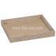 Half Size Burlap Utility Tray