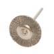 3/4" MOUNTED WIRE BRISTLE BRUSH-STEEL