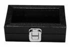 Glass Top with Clasp Lid Covered Tray