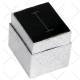 ( 380-1 ) Mini Ring Box ( Silver/Black)