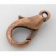 Antique Copper Lobster Claw Clasp.10MM