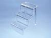 (1251) 6"W Acrylic Stair Display (3/16" thick)